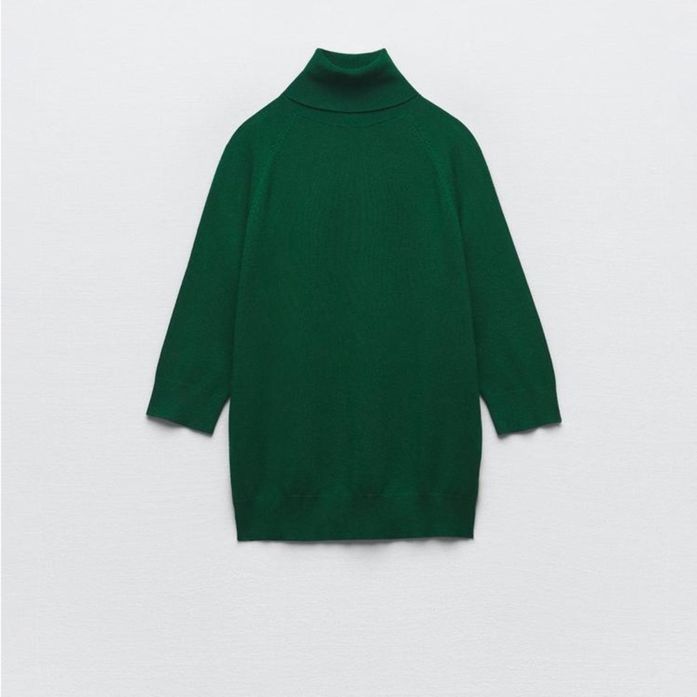 Zara High Collar Knit Sweater